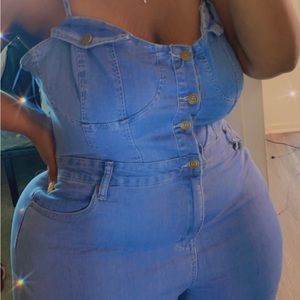 Blue Jean body suit